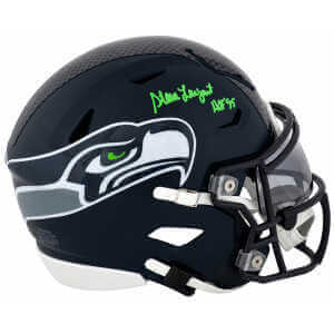 Steve Largent Signed Seattle Seahawks Riddell Mid-Size (MIDI) SpeedFlex Helmet w/HOF'95