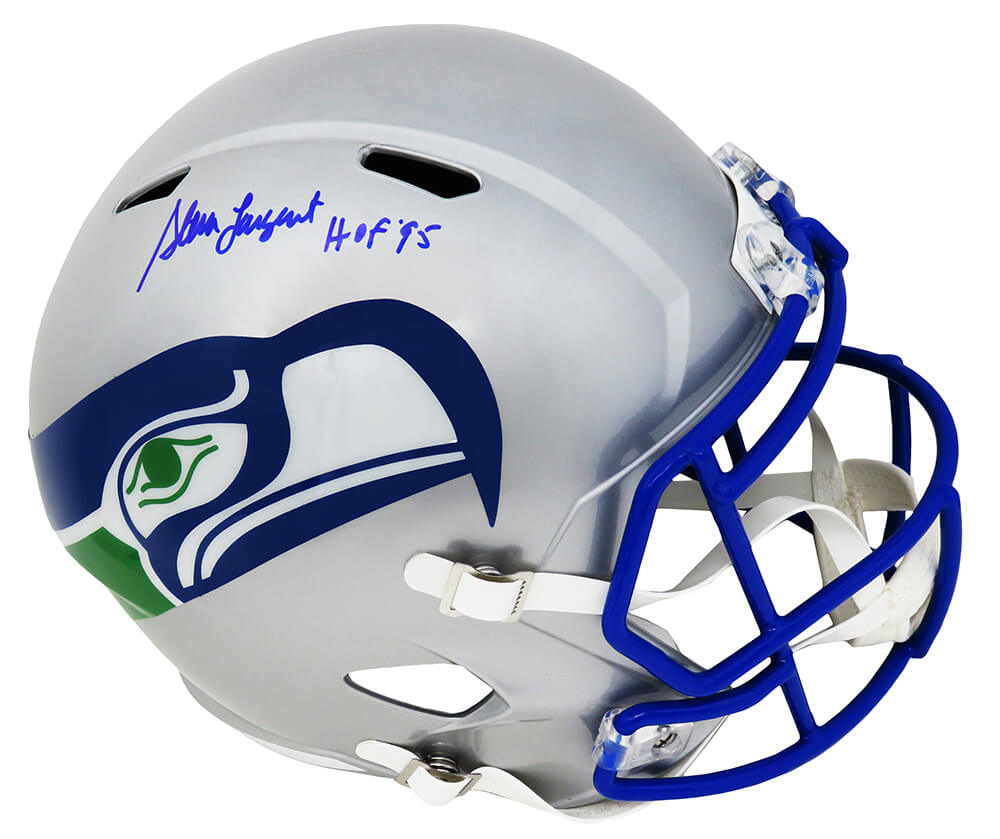 Shaun Alexander Autographed Seahawks F/S Speed Helmet w/ NFL MVP-Beckett W  Holo