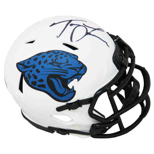 Trevor Lawrence Signed Jacksonville Jaguars Lunar Eclipse Riddell Speed Mini Helmet (Fanatics)