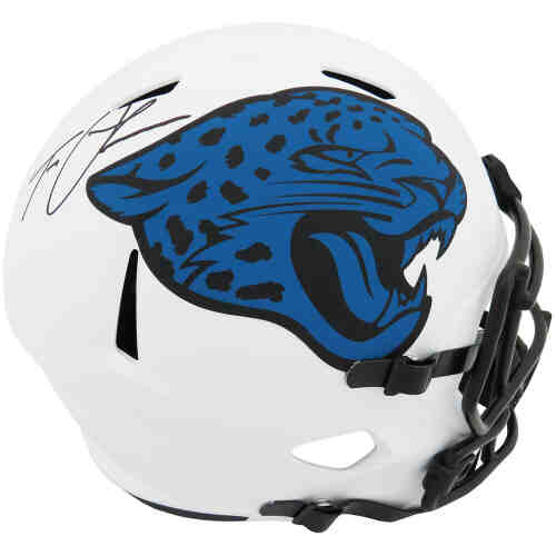 Trevor Lawrence Signed Jacksonville Jaguars Lunar Eclipse Riddell Full Size Speed Replica Helmet - (Fanatics)