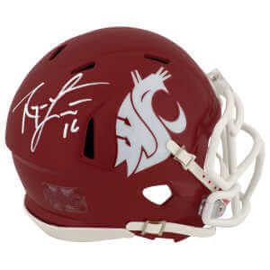 Ryan Leaf Signed Washington State Cougars Riddell Speed Mini Helmet