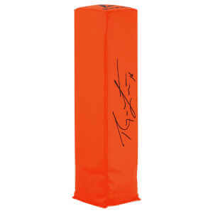 Ryan Leaf Signed Orange Football Endzone Pylon
