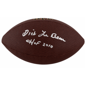 Dick LeBeau Signed Wilson Super Grip Full Size NFL Football w/HOF 2010