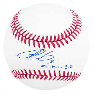 Derrek Lee Signed Rawlings Official MLB Baseball w/05 NL BC