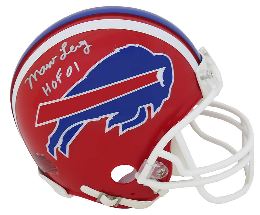 marv levy signed mini helmet