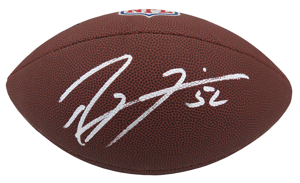 Ray Lewis Signed Football (Beckett) Duke Size Schwartz – Sports – NFL Full Replica Memorabilia Wilson