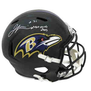 Terrell Suggs Autographed Signed Baltimore Ravens Riddell Mini Helmet