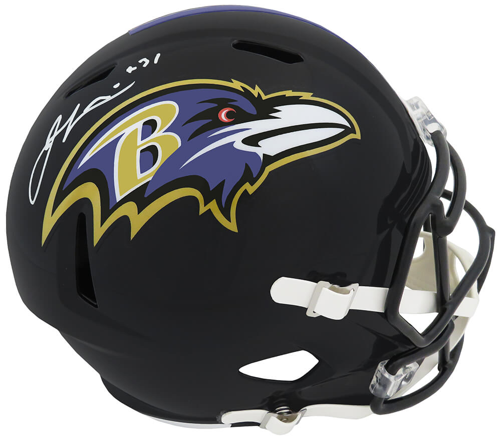 Jamal Lewis Signed Baltimore Ravens Riddell Full Size Speed Replica Helmet  – Schwartz Sports Memorabilia