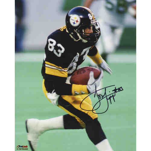 Louis Lipps Signed Pittsburgh Steelers Action 8x10 Photo