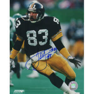 Louis Lipps Signed Pittsburgh Steelers Black Jersey Action 8&times;10 Photo