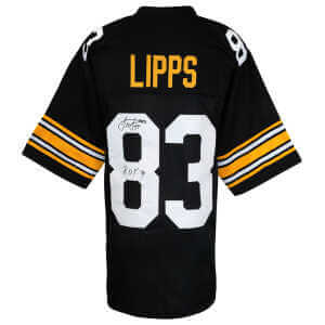 Louis Lipps Signed Black Custom Jersey w/ROY'84