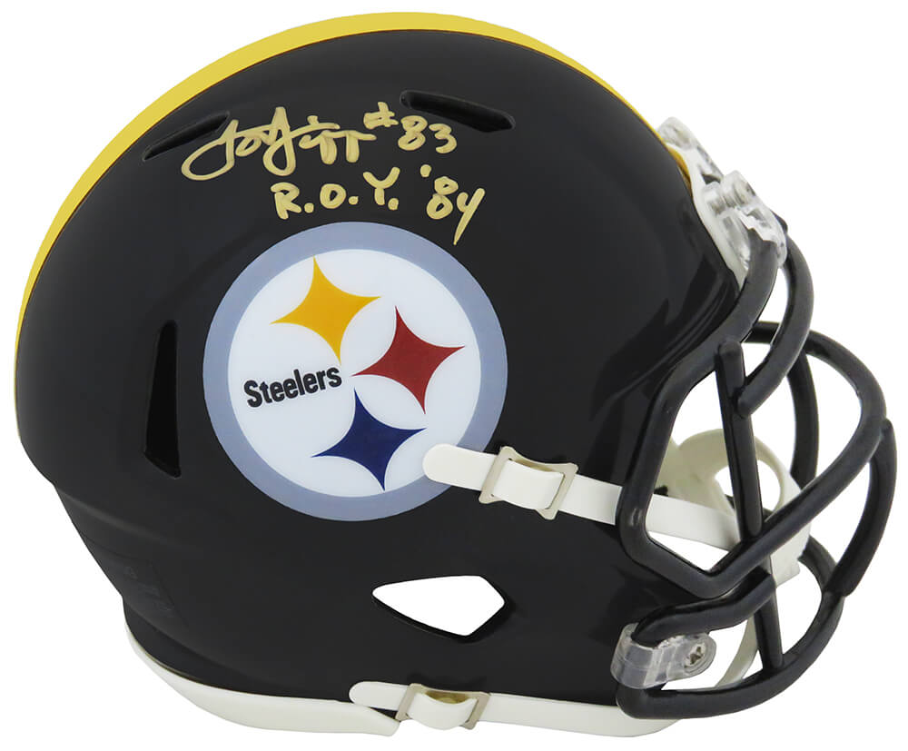 Louis Lipps Signed Pittsburgh Steelers Riddell Speed Mini Helmet w/ROY'84 –  Schwartz Sports Memorabilia