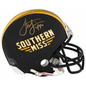 Louis Lipps Signed Southern Mississippi Throwback Riddell (VSR4) Mini Helmet