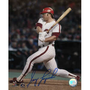 Greg Luzinski Signed Philadelphia Phillies Batting 8x10 Photo