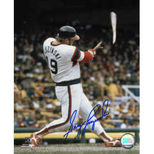 Greg Luzinski Signed Chicago White Sox Batting 8x10 Photo
