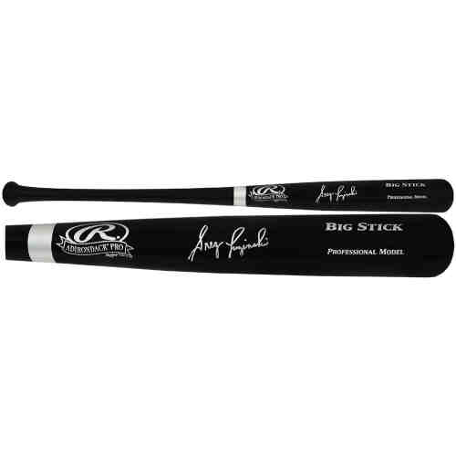 Greg Luzinski Signed Rawlings Big Stick Black Baseball Bat