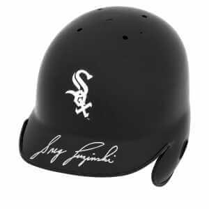 Greg Luzinski Signed Chicago White Sox Riddell Baseball Mini Batting Helmet