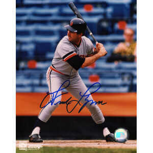 Fred Lynn Signed Detroit Tigers Batting 8x10 Photo