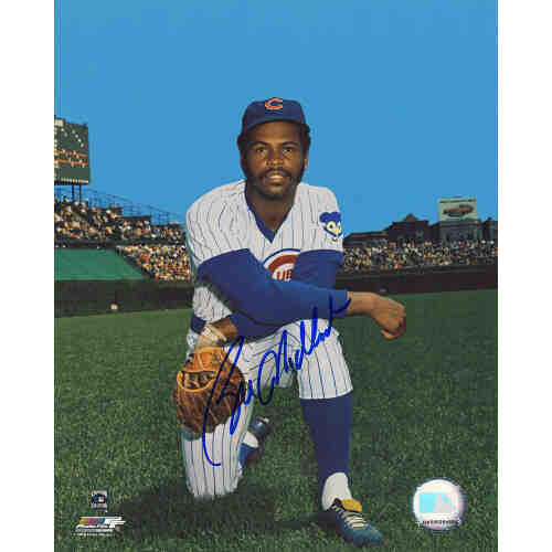 Bill Madlock Signed Chicago Cubs Kneel Pose 8x10 Photo