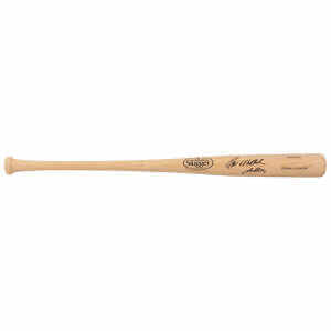 Bill Madlock Signed Louisville Slugger Pro Stock Blonde Baseball Bat w/Mad Dog