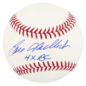 Bill Madlock Signed Rawlings Official MLB Baseball w/4x BC