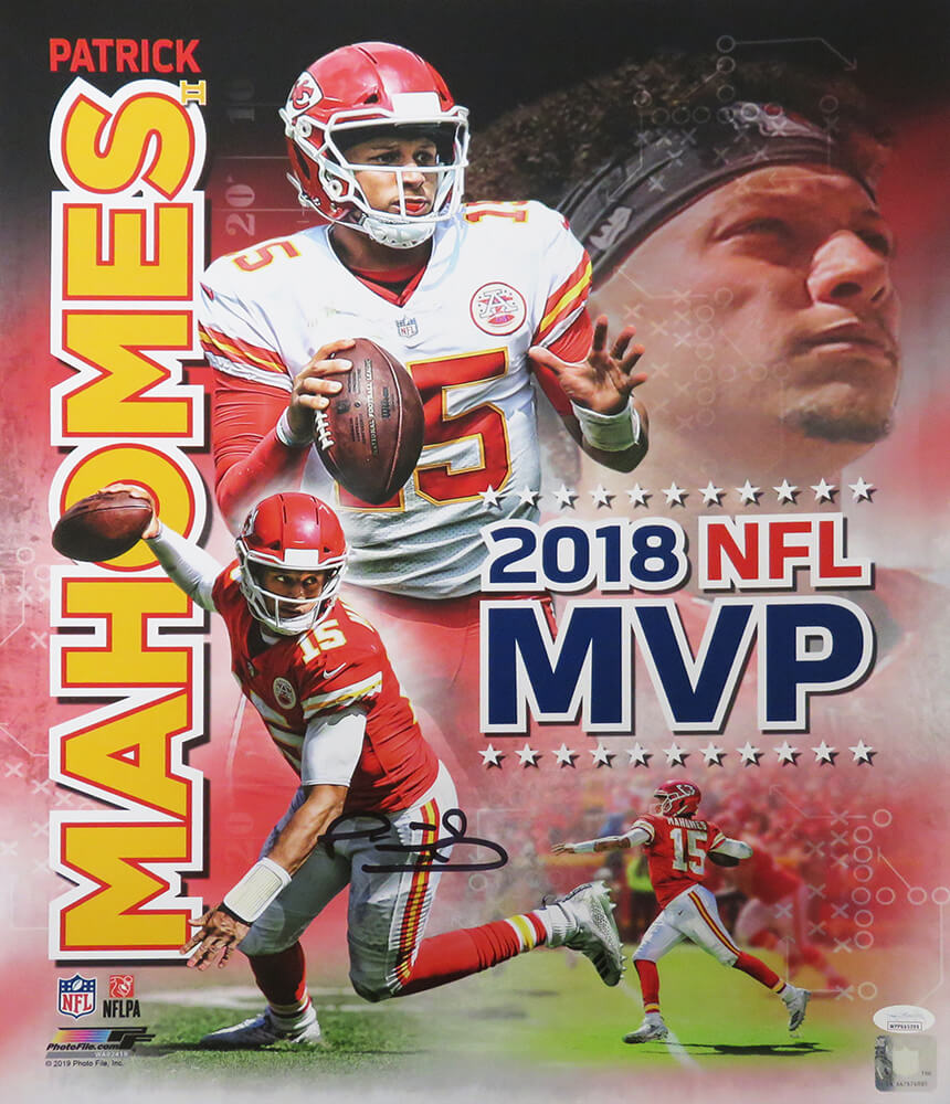 Patrick Mahomes Red Kansas City Chiefs Autographed Nike Limited Home Jersey  with LIV MVP Inscription