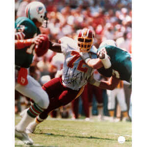 Dexter Manley Signed Washington Football Team Action vs Dolphins 16x20 Photo