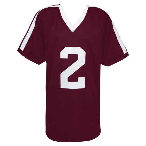 Johnny Manziel Signed Maroon Custom Football Jersey - Image 3