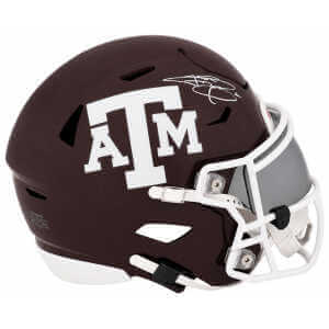 Johnny Manziel Signed Texas A&M Aggies Riddell Mid-Size (MIDI) SpeedFlex Helmet