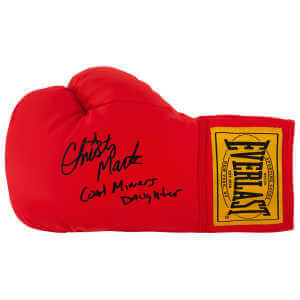 Christy Martin Signed Everlast Red Boxing Glove w/Coal Miner's Daughter