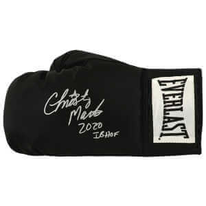 Christy Martin Signed Everlast Black Boxing Glove w/2020 IB HOF