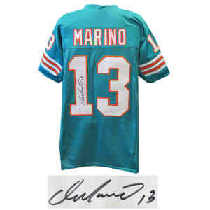 Schwartz Sports Memorabilia MARMIN372 Dan Marino Signed Miami Dolphins Flash Riddell Speed Mini Helmet