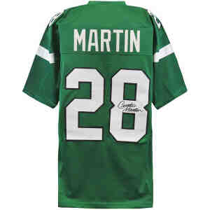 Curtis Martin Autographed NY Jets CUSTOM Jersey w/ HOF 12 Inscription —  Coach's Collectibles