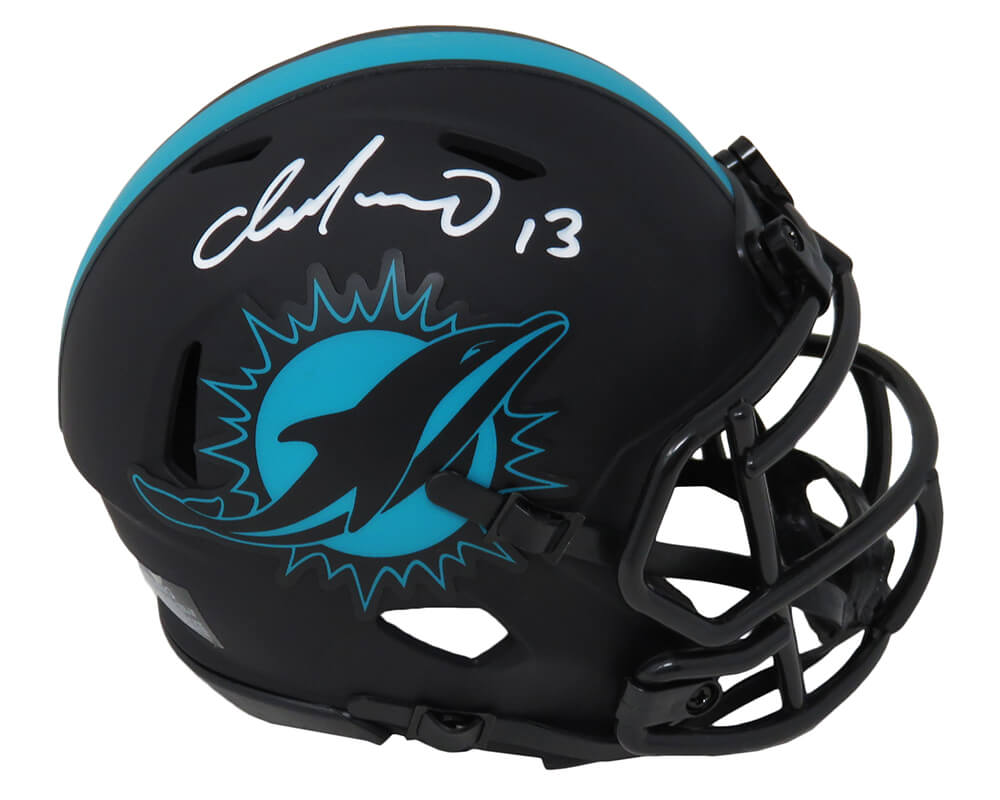 Dan Marino Signed Miami Dolphins Eclipse Black Matte Riddell Speed Mini  Helmet – Schwartz Sports Memorabilia