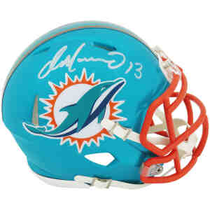 Bob Griese Signed Throwback 1972 Miami Dolphins Mini Helmet JSA COA - Photo