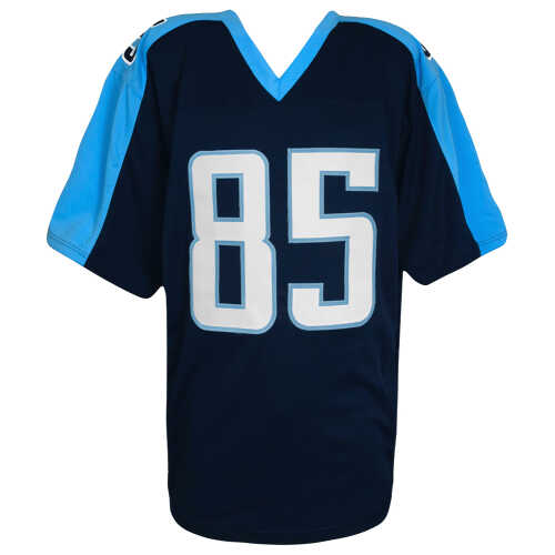 Derrick Mason Signed Navy Blue Custom Football Jersey - (JSA) - Image 3