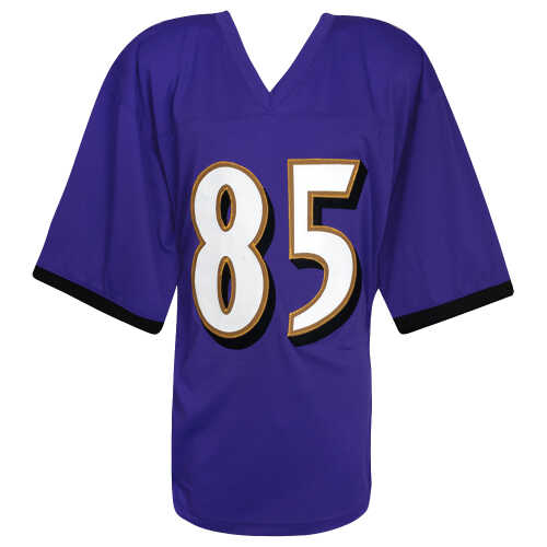 Derrick Mason Signed Purple Custom Football Jersey - (JSA) - Image 3
