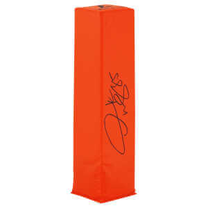 Derrick Mason Signed BSN Orange Football Endzone Pylon