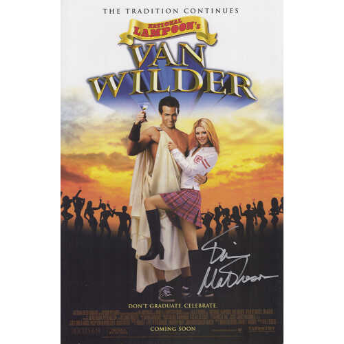 Tim Matheson Signed National Lampoon's Van Wilder 11x17 Movie Poster