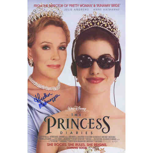 Heather Matarazzo Signed The Princess Diaries 11x17 Movie Poster