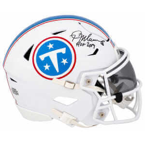 Kevin Mawae Signed Tennessee Titans Riddell Mid-Size (MIDI) SpeedFlex Helmet w/HOF 2019