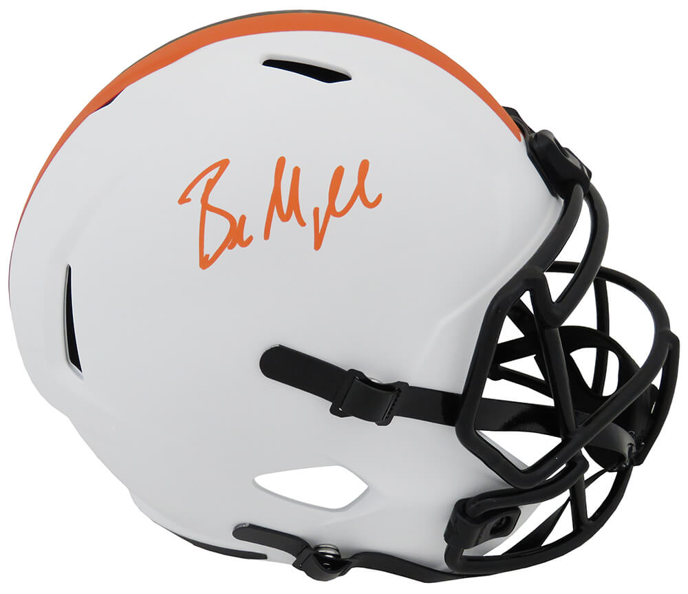 BAKER MAYFIELD Autographed Cleveland Browns Mini Speed Helmet FANATICS