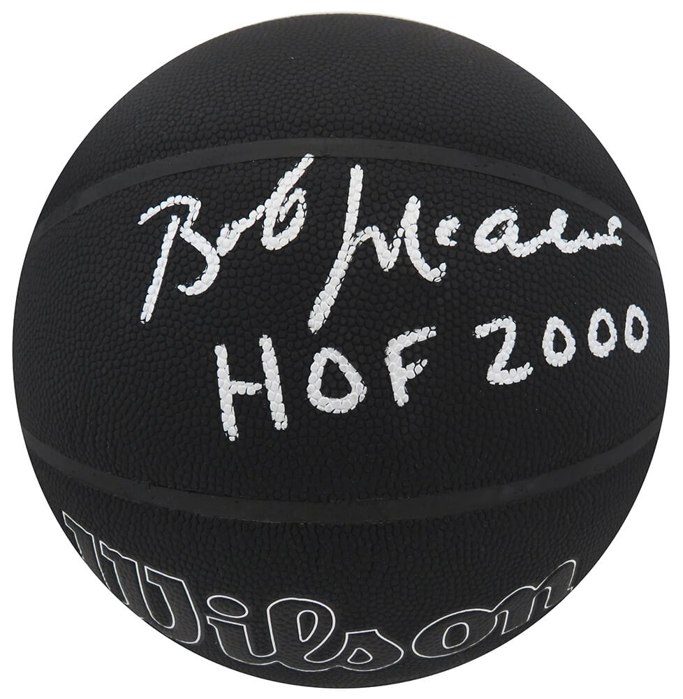 Bob McAdoo Signed Wilson I/O Black 75th Anniversary Logo NBA Basketball  w/HOF 2000 – Schwartz Sports Memorabilia