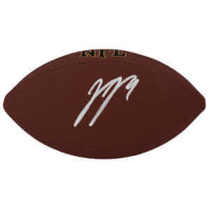 J.J. (JJ) McCarthy Signed Wilson Super Grip Full Size NFL Football - (Beckett)