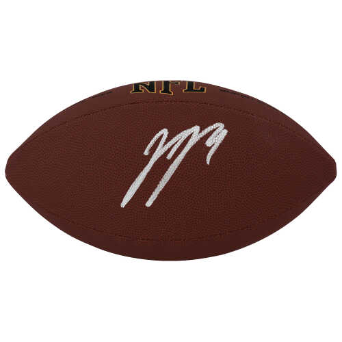 J.J. (JJ) McCarthy Signed Wilson Super Grip Full Size NFL Football - (Beckett)