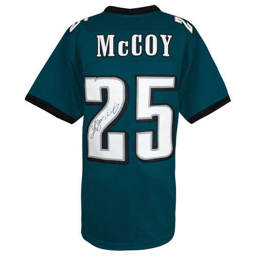 LeSean McCoy Signed Green Custom Football Jersey