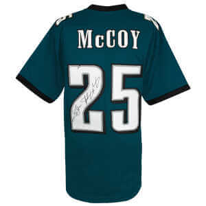 LeSean McCoy Signed Green Custom Football Jersey w/Shady