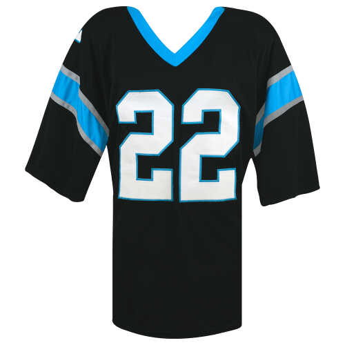 Christian McCaffrey Signed Black Custom Football Jersey (Beckett) - Image 2