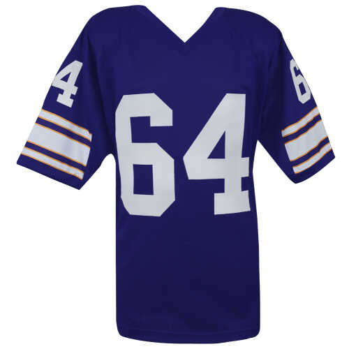 Randall McDaniel Signed Purple Throwback Custom Football Jersey - Image 2