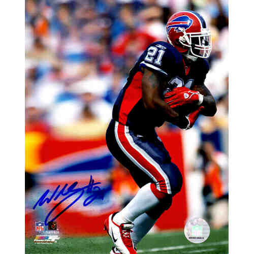 Willis McGahee Signed Buffalo Bills Action 8x10 Photo